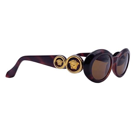 Gianni Versace Vintage Brown Mint Medusa Sunglasses Mod.